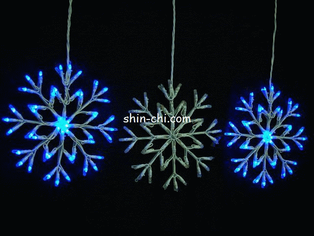 LED192燈雪花造型'燈-藍白光 110V