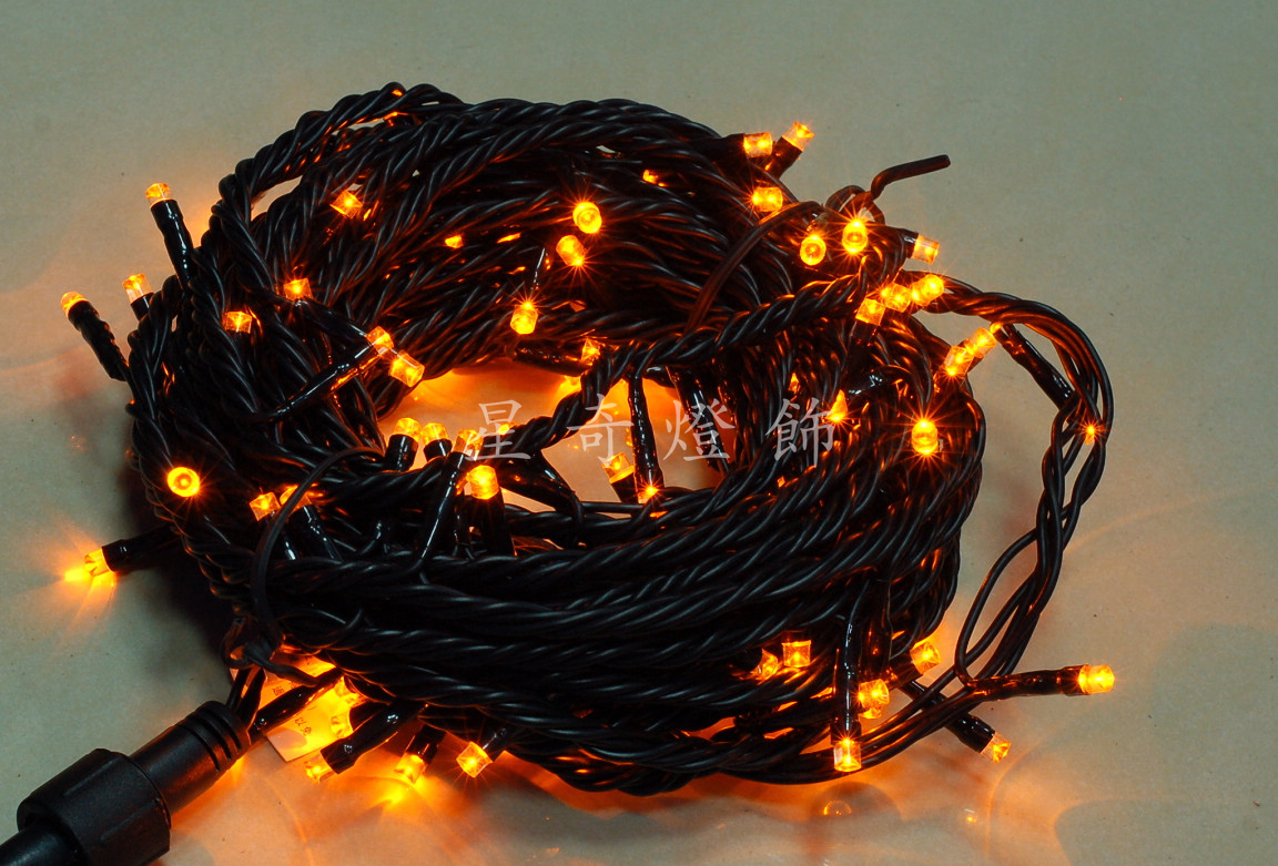 LED100燈樹燈-黃光-110V-常亮