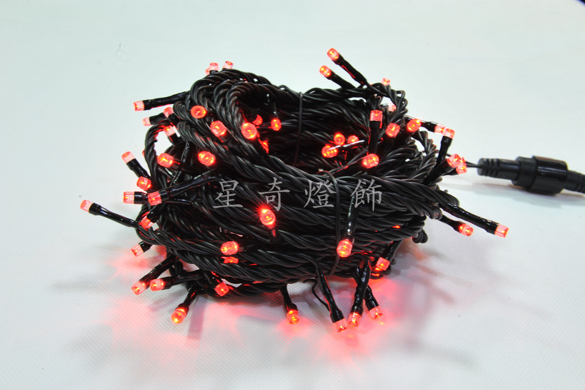 LED100燈樹燈-紅光-110V-常亮