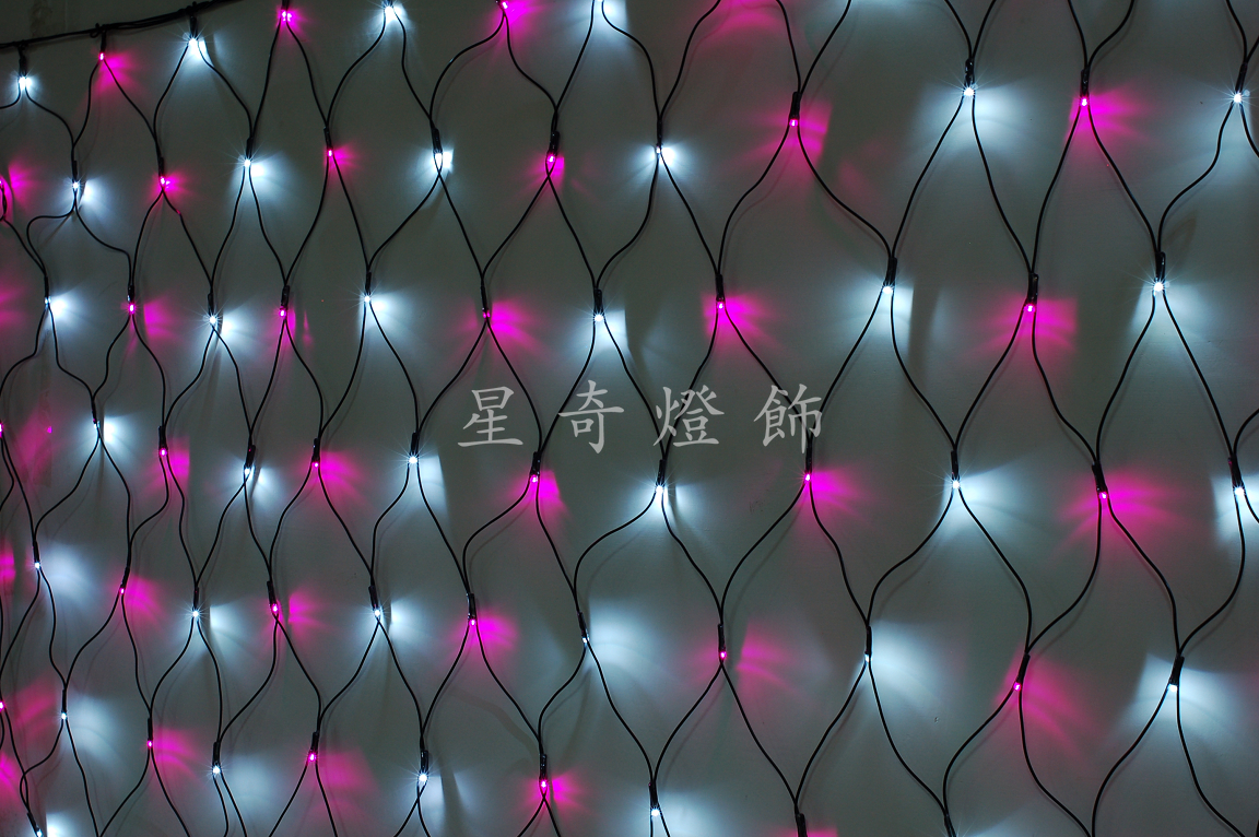 LED128燈網燈-粉白光110V