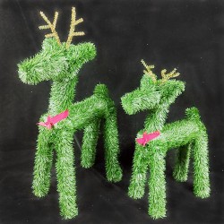 聖誕節裝飾布置50CM高草鹿(共有5種尺寸可選購)