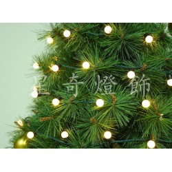 LED 50燈聖誕造型燈-珍珠暖白 110V (附IC控制器)