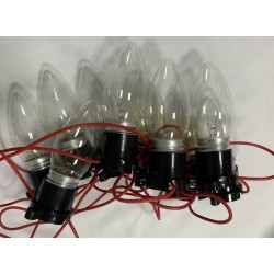 花燈材料-15W清光燈泡組