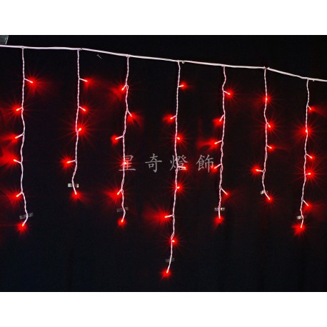 LED 100燈冰條燈 紅光 110 V (常亮)