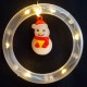 LED 125燈銅線冰條燈-USB-暖白光-圓圈聖誕造型