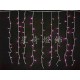 LED 200燈窗簾燈-粉紅光 110V (附IC)