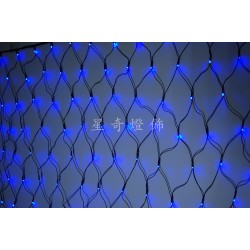 LED 128燈網燈-藍光 110V (附IC控制器)