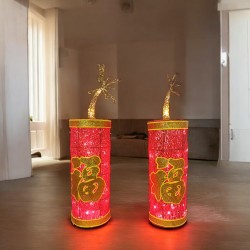 LED 鞭炮擺件燈-2入-220V