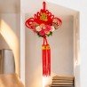 花開富貴絨布中國結-75CM-A招財進寶
