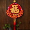 年節掛飾電池燈37cm-A款-福字-四彩光