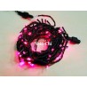 LED 100燈樹燈 粉紅光 -110V （附IC控制器）