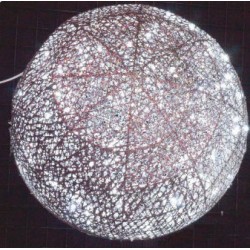 LED 拉絲銀球(50cm)-附IC-220V
