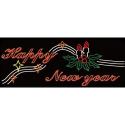 LED 造型燈-喜慶-Happy New Year字