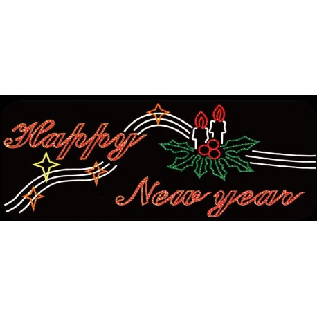 LED 造型燈-喜慶-Happy New Year字